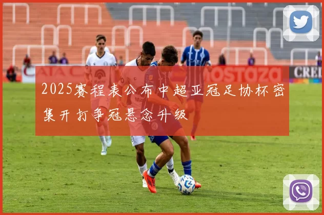 2025赛程表公布中超亚冠足协杯密集开打争冠悬念升级